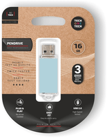 tech one tech basic pendrive 16gb usb 20 blue
