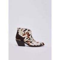 liu jo botines botines cowboy en pelo de potro para mujer