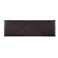 cabecero tapizado  hausbed  spyga 160x50x7  cama 150 polipiel chocolate