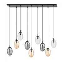 lampara colgante celeste mix 9 luces