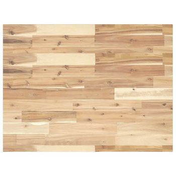 Tablero De Mesa Rectangular Madera Maciza Acacia 80x60x2 Cm Vidaxl