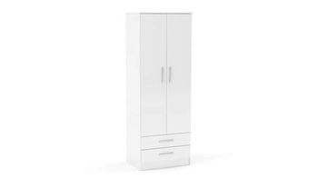 Lyn 2 Door Combi Wardrobe in White