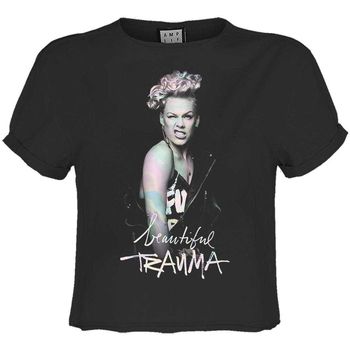 Amplified Clothing Camiseta Beautiful Trauma para mujer