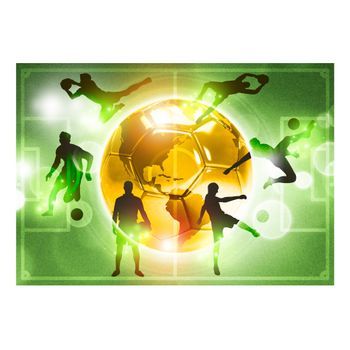 Papel Pintado 3d - Football Training (350x245 Cm)