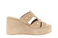 sandalias de cuna de ante con tachuelas y cabujones sand