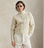 polo ralph lauren para mujer 211972130003 jersey cashmere blanco xs casual lana