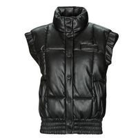 guess abrigo de plumas anne vest para mujer