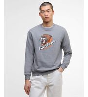 barbour international para hombre mol0709 sudadera daytona gris s casual algodon