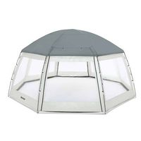 cupula redonda para piscinas desmontables 600x600x295 cm
