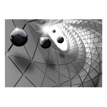 Papel Pintado 3d - Steel Illusion (300x210 Cm)