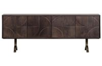 aparador de madera de mango oscura