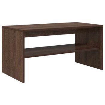 Mueble Tv | Mueble De Salón | Mesa De Tv Madera De Ingeniería Marrón Roble 80x40x40 Cm