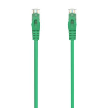 AISENS Cable de Red Latiguillo RJ45 LSZH Cat.6A 500 Mhz UTP AWG24, Verde, 1.0M