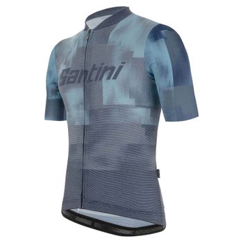 Santini Indoor Mens Forza Short Sleve Jersey - L