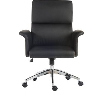 TEKNIK Elegance Medium Faux-Leather Executive Chair - Black & Brown, Black