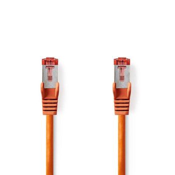 Cable de red Nedis Cat6 S/FTP 10 m Naranja RJ-45