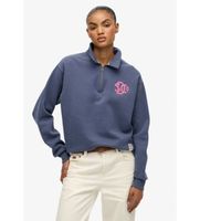 superdry para mujer w2012634a sudadera neon azul s casual algodon