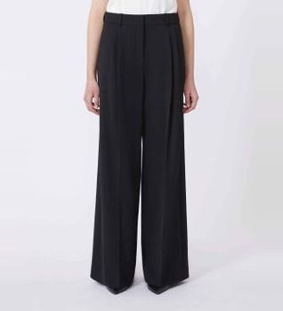 Weekend Max Mara para mujer. 2615131061600 Pantalón Asta negro (38), Casual, Poliéster