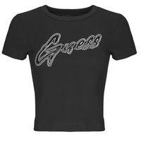 guess camiseta rib logo para mujer