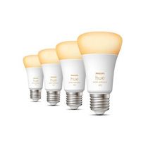 philips hue white ambiance bombilla inteligente a60 - e27 - 800 paquete de 4