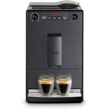Melitta Solo E950 - Cafetera Superautomática Compacta Con Modo Doble Taza Para Expreso, Máquina De Café Con Sistema De Extracción De Aroma, Boquilla Regulable Y Limpieza Automática, 1,2 L, Negro