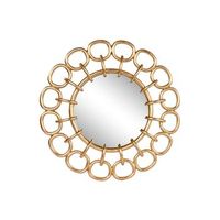 espejo resina espejo 95x5x95 cadena dorado