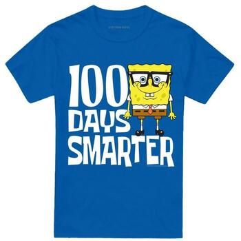 Spongebob Squarepants Camiseta 100 Days Smarter para mujer