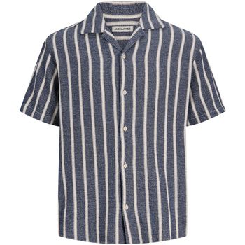 Jack & Jones Camisa manga corta Coba Stripe Resort Shirt para hombre