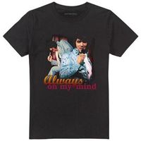 elvis presley camiseta always on my mind para mujer