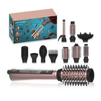 cepillo de aire 10 accesorios ceramiccare 10in1 airbrush 1200w secador alisador rizador voluminizador difusor cecotec