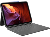 funda con teclado - logitech rugged folio para ipad 10 generacion y a16 resistente a caidasagua 4 modos de uso smart connector gris