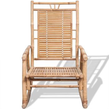 Silla Mecedora | Sillón Balancín Relax De Bambú