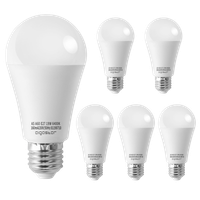 aigostar - bombilla led e27 19w luz blanca fria 6400k1615 lumenes angulo 280 - 5 unidades