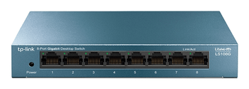 LITEWAVE SWITCH DE ESCRITORIO 8-PUERTOS 8 PUERTOS GIGABIT RJ4 IN