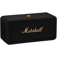 marshall middleton altavoz inalambrico portatil bluetooth ip67 negro y laton