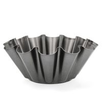 molde tulipa acero negro 23x9 cm