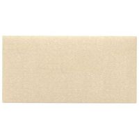 cabecero de pared 12 uds 60 x 30 cm crema tela vidaxl
