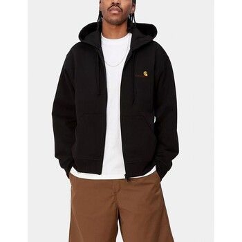 Carhartt Jersey Sudadera Hooded American Script Jacket Negra para hombre