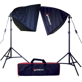 Kit De Iluminación Continua Starblitz Para Foto Y Vídeo Skitbulb60