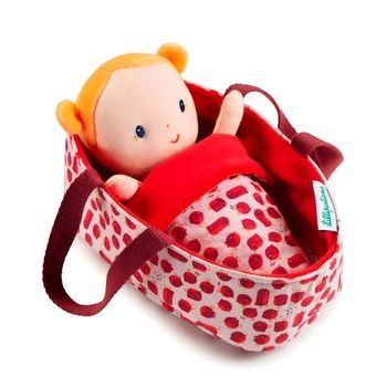 Muñeca De Trapo Anais Con Moisés