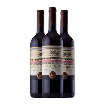 Vino Tinto Viña Riquelas. Tinto Tacoronte-acentejo Joven 75 Cl 14% Vol. (pack De 3 Unidades)