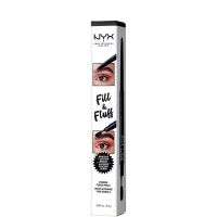 nyx professional makeup fill and fluff eyebrow pomade pencil 02g various shades - black