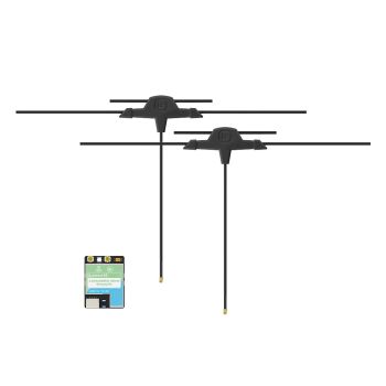 iFlight ExpressLRS 2.4GHz/900MHz ELRS 100mW Receptor de verdadero diversificación de doble banda con soporte de doble an