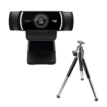 Logitech C922 Pro Stream Cámara Web para Streaming Profesional con Superrápido HD 720p a 60 fps