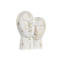 figura aluminio 23x10x30 caras blanco