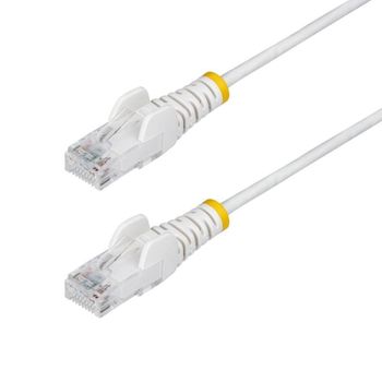 Cable de Red Ethernet CAT6 Delgado StarTech.com 1,5 m Blanco