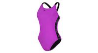 banador de una pieza nike fastback morado para mujer