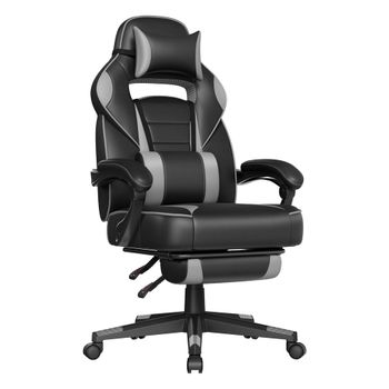 Silla de Oficina Respaldo Ajustable, Negro + Grigio