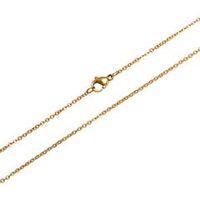 cadena de ancla de alta calidad de acero inoxidable chapado en oro