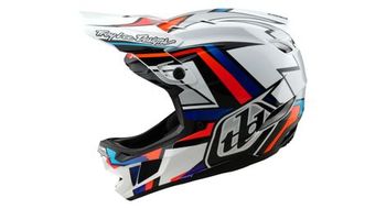 Casco integral d4 composite mips blanco plata de troy lee designs